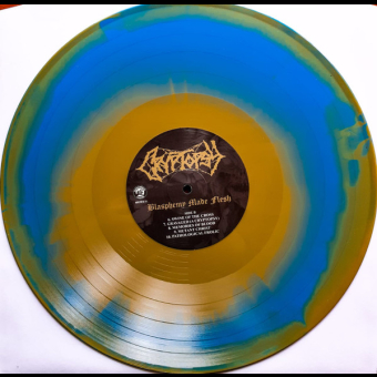 CRYPTOPSY Blasphemy Made Flesh LP CYAN BLUE IN GOLD [VINYL 12